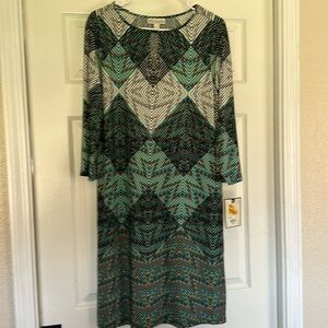 Dane Buchman size 8 dress, graphic